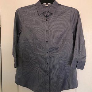 Coldwater Creek No Iron Button Down Top - Size M
